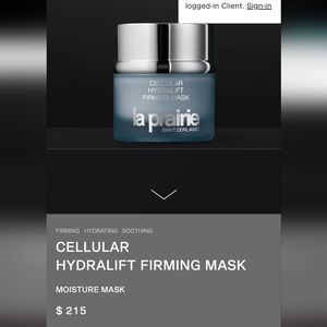 La prairie Switzerland Cellulaire Hydro-Raffermissant Masque